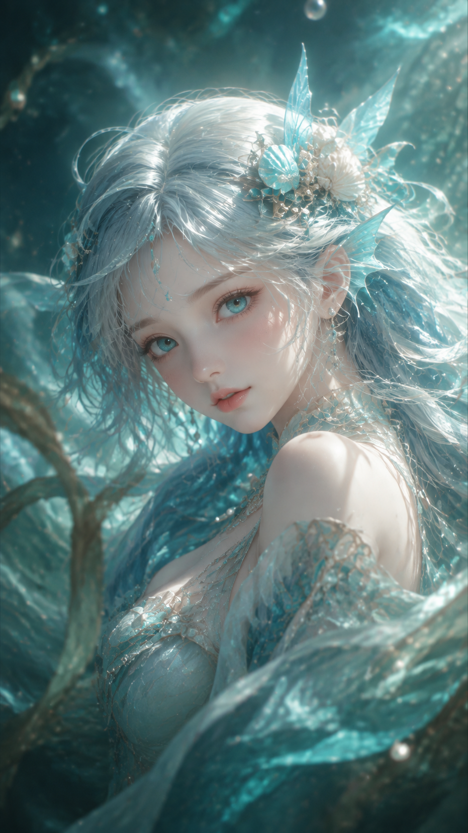 冰晶精灵人物海报