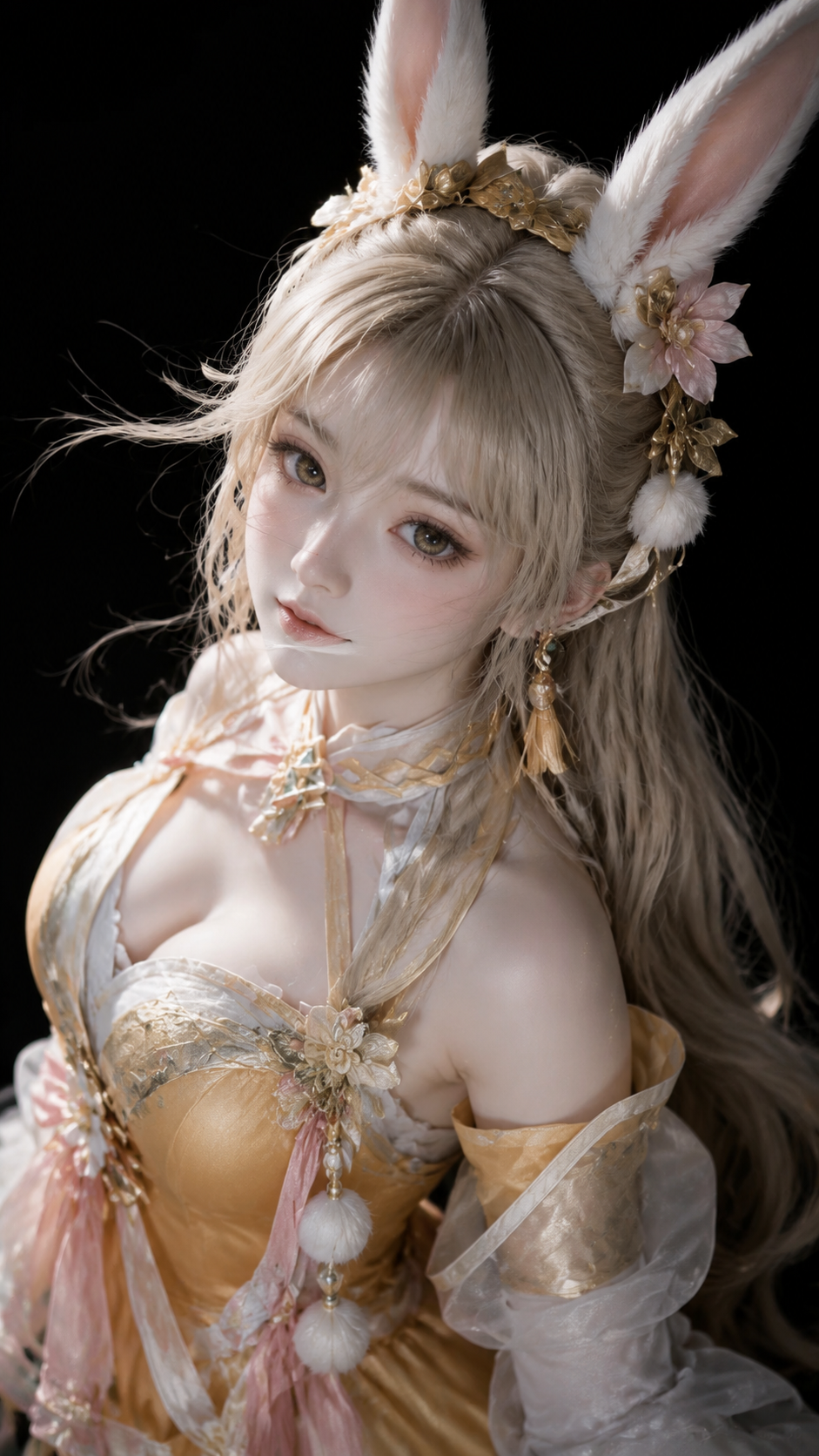 月兔少女人物海报