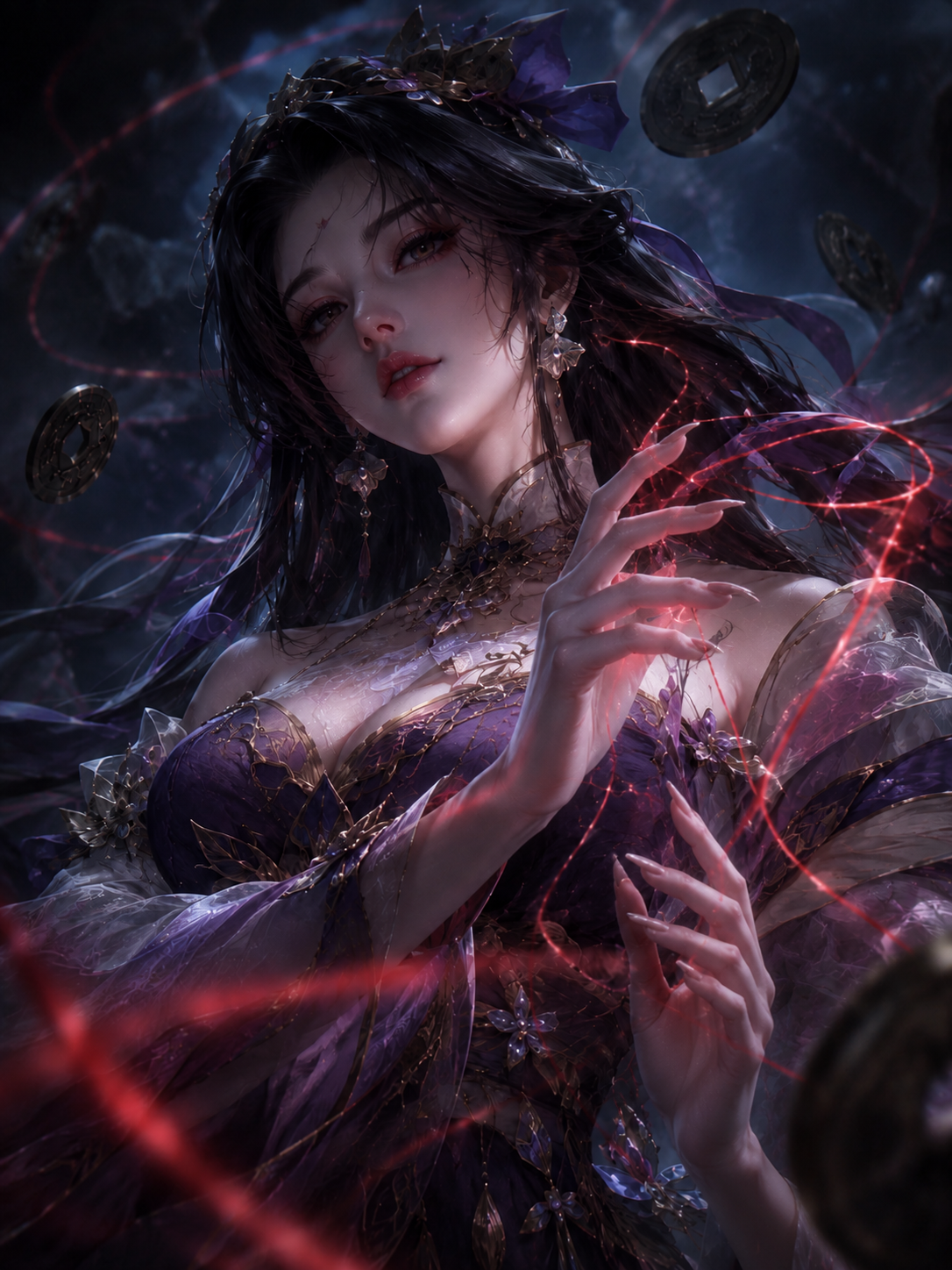 红线幻术师人物海报
